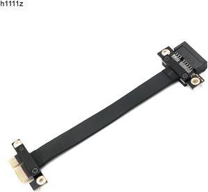 PCI E PCI Express 1X To 1X Slot Riser Card Converter Extender Ribbon Adapter Extension Cable PCI E X1 Gold Plated For BTC Mining