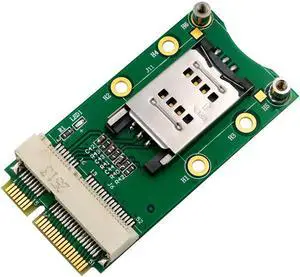 Mini PCI Express Adapter For 3G 4G Module with USIM Slot MINI PCI E to Mini PCI E Riser Card Support 3G/4G WWAN LTE GPS Card