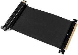 PCI Express x16 to PCIE x16 Male to Female Graphics Card Riser PCI E PCIE3.0 PCI E 16x Riser Ribbon Extension Cable for Mining