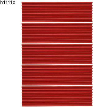 5PCS M.2 Heatsink SSD Aluminium Alloy PCI E NVMe M.2 2280 SSD Heatsinks Radiator PC Cooling Heat Dissipation Radiator Red Color