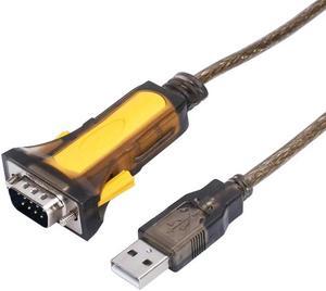 USB 2.0 to Serial DB9 COM Port RS232 Convertor Adapter PL2303 Chipset 1.5m Cable