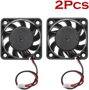 Fans & Cooling CPU Cooler 2PCS Fan Cooler 12V Mini Cooling Computer Fan Small 2 Pin 3000 RPM 40x40x10mm DC Brushless Oil Bearing