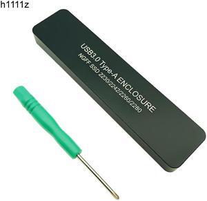 USB to SSD Adapter USB 3.0 to M.2 SSD Enclosure NGFF B KEY Mobile HDD Box Hard Disk External M2 Adapter for 2230 2242 2260 2280