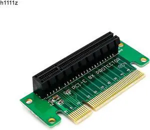 PCI E PCI Express 8X 90 Degree Adapter Riser Card For 1U Computer Case Chassis PC Converter Expansion Card Components