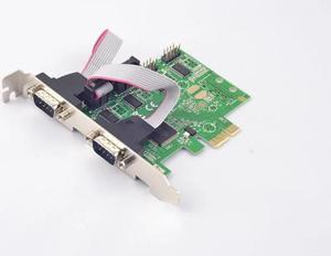 PCI Express to 4 Ports RS232 Serial Card RS 232 DB9 COM Adapter WCH 384L Chipset