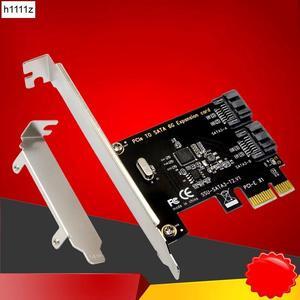 PCI E SATA 1X 4X 8X 16X PCI E Cards PCI Express to SATA 3.0 2 Port SATA III 6Gbps Expansion Adapter Boards Add On Cards