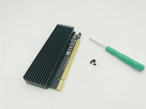 M.2 NGFF TO PCIE 3.0 X16 Adapter with LED M Key Interface Card NVMe SSD Support PCI Express 3.0 x4 2230 2280 Size m.2 FULL SPEED