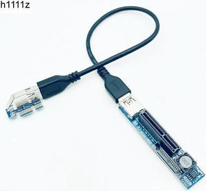 PCI E Riser PCIE PCI Express X1 to X4 Riser PCI E Riser Card Extend Adapter with 30CM USB3.0 Extension Cable