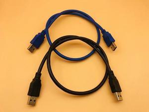 USB 3.0 Cable 60/80/100/150cm USB to USB Cables Type A Male to Male USB3.0 Extension Cable for Antminer Bitcoin Miner Mining