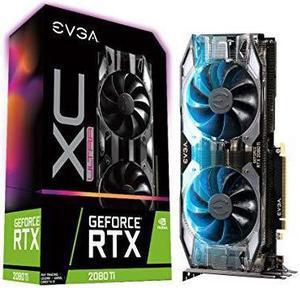 EVGA GeForce RTX 2080 Ti XC Ultra Gaming, 11GB GDDR6, Dual HDB Fans & RGB LED Graphics Card 11G-P4-2383-KR