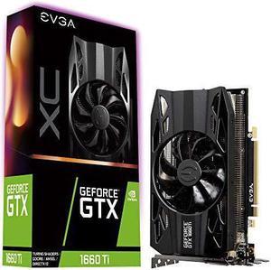 EVGA GeForce GTX 1660 Ti XC, Overclocked, 2.75 Slot Extreme Cool, 65C Gaming, 6GB GDDR6, 06G-P4-1263-KR