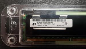 MT36JSZF1G72PZ.1G4D1 8GB 1333MHZ MICRON DDR3 RDIMM 1GX72 PC3-10600R-911-J0  1.35V 36CHIP MEMORY MODULE...