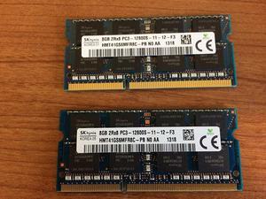 SK HYNIX  SODIMM HMT41GS6MFR8C-PB NA NA  8GB (1X8GB) 1600MHZ PC3-12800  SINGLE RANK SODIMM  X4 1.35V DDR3 SDRAM 240-PIN LAPTOP MEMORY MODULE.
