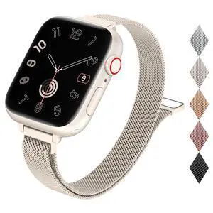 MARGE PLUS Slim Milanese Magnetic Loop Compatible with Apple Watch Bands MARGE PLUS Slim Milanese Magnetic Loop Compatible with Apple Watch Bands