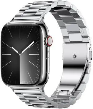 EPULY Metal Band Compatible with Apple Watch for Men, No Tools Required 45mm 44mm 42mm 49mm 46mm(series 11 10 EPULY Metal Band Compatible with Apple Watch for Men, No Tools Required 45mm 44mm 42mm 49mm 46mm(series 11 10
