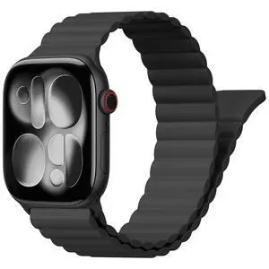 Magnetic Sport Bands for Apple Watch Band 40mm 38mm 41mm 42mm 44mm 45mm 46mm iWatch bands for Women Men,Silicone Loop Strap Wristband for Apple Watch Series ,Black 38mm 40mm 41mm 42mm(series 11 10) Magnetic Sport Bands for Apple Watch Band 40mm 38mm 41mm 42mm 44mm 45mm 46mm iWatch bands for Women Men,Silicone Loop Strap Wristband for Apple Watch Series ,Black 38mm 40mm 41mm 42mm(series 11 10)