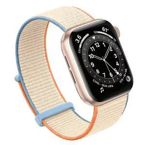 Bifeiyo Compatible with Apple Watch Bands Women Men 46MM 45MM 44MM 42MM 41MM 40MM 38MM,Nylon Sport Loop Strap for iWatch Series 10 9 8 7 6 5 4 3 2 1 SE Ultra(44/45/46/49/S3-42mm,Cream) Bifeiyo Compatible with Apple Watch Bands Women Men 46MM 45MM 44MM 42MM 41MM 40MM 38MM,Nylon Sport Loop Strap for iWatch Series 10 9 8 7 6 5 4 3 2 1 SE Ultra(44/45/46/49/S3-42mm,Cream)