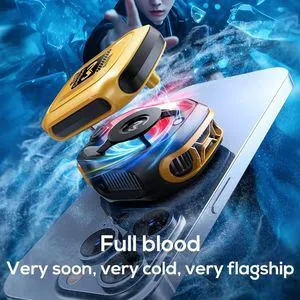 CX12,V Mobile Phone Cooler, with External Battery, for PUBG, Magnetic Semiconductor Ice Cooling Radiator with AI CX12,V Mobile Phone Cooler, with External Battery, for PUBG, Magnetic Semiconductor Ice Cooling Radiator with AI