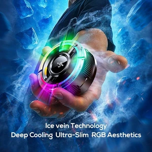 Phone Cooler Compatible with Most Smartphones RGB Light and 3 Cooling Modes CXX15 Phone Cooler Compatible with Most Smartphones RGB Light and 3 Cooling Modes CXX15