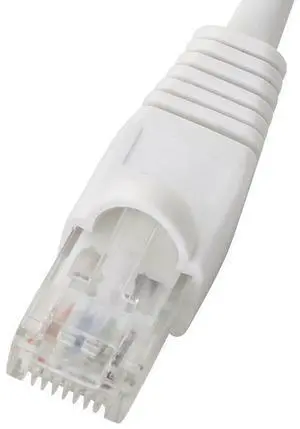 Cat6 PLENUM Patch Cable 250FT WHITE RJ45 CONNECTORS INSTALLED MADE IN USA CAT5E