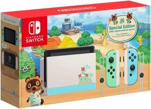 Nintendo Switch Animal Crossing New Horizons Edition Bundle with Animal Crossing Game