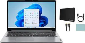 Newest Lenovo Ideapad Laptop PC - 15.6" FHD Touch Screen, AMD Ryzen 7 5700U, 12GB DDR4 Memory, 1TB SSD - Cloud Grey, Windows 11 - Numerical Keyboard, SD Card Reader, Webcam + Mazepoly Accessories