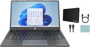 Gateway 14.1" Ultra Slim Notebook, FHD Touchscreen, Intel Core i7-1255U, 8GB RAM, 512GB SSD, Fingerprint Scanner, Tuned by THX Audio, 2MP Camera, HDMI, Windows 11, Black + Mazepoly Accessories