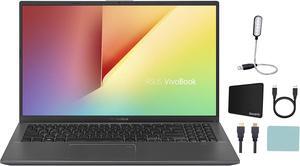 ASUS VivoBook 15.6'' Touchscreen FHD 1080p Laptop PC, 10th Gen Quad-Core Intel I5-1035G1, 1.0GHz, 12GB DDR4 RAM, 256GB PCIe SSD, Fingerprint Reader, Windows 10 Home, Black + Mazepoly Accessores