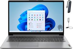 Lenovo IdeaPad 1i 15.6" FHD Touchscreen Laptop, Intel Core i3-1215U, 8GB RAM, 256GB SSD, Media Card Reader, Windows 11 Home, Cloud Gray with Mazepoly Accessories