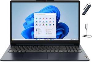 Lenovo Ideapad 1 15.6 inch HD Laptop, Intel Celeron N4500, 12GB DDR4, 128GB eMMC, Windows 11 Home in S Mode, One-year Office 365 Included, Abyss Blue with Mazepoly Accessories