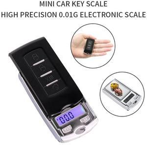 100g*0.01g mini LCD Electronic Digital Pocket Scale Jewelry Gold Weighting Scale Gram Balance Weight Scales As Car Key