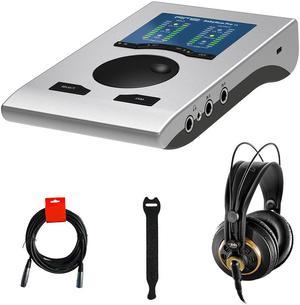 RME Babyface Pro FS 24-Channel Audio Interface with AKG K 240 Studio Pro Headphones, XLR Cable & 10-Pack Straps Bundle