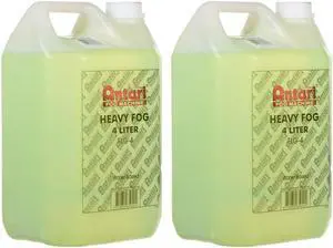 Antari FLG-4 Long-Lasting Fog Fluid for Antari Fog Machines 1 Gallon, Green Formula (pair) Bundle