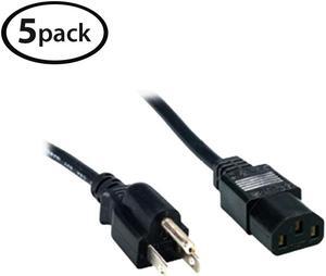 Comprehensive Standard PC Power Cord 3' (5-Pieces)