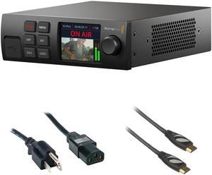 Blackmagic Design Web Presenter HD Bundle with Power Cord & HDMI Cable with Ethernet