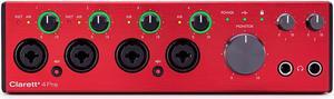 Focusrite Clarett+ 4Pre 18-in / 8-out Audio Interface