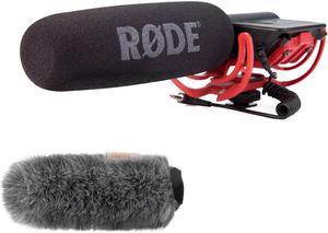 Rode VideoMic Camera-Mount Shotgun Microphone with WSW-007MKII Custom Windbuster Bundle