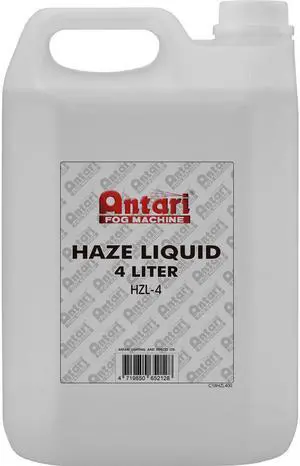 Antari HZL-4 Oil-Based Haze Liquid for Haze Machines (4 Liters)