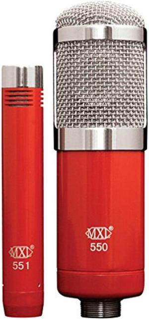 MXL 550/551 Microphone Ensemble Kit (Red)