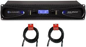 Crown XLS 2502 2-channel, 775W 4 Power Amplifier & 20' XLR Cables (2) Bundle