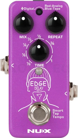 NUX Edge Delay Guitar Effects Pedal with Phi Digital Delay, Analog Delay, and Tape Echo NUX Edge Delay Guitar Effects Pedal with Phi Digital Delay, Analog Delay, and Tape Echo