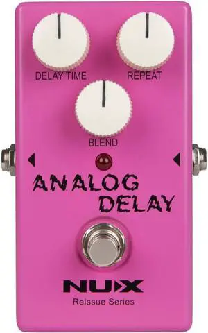 NUX Analog Delay Guitar Effect Pedal 100% analogue circuit ,warm sounding analog delay effect from the 80's