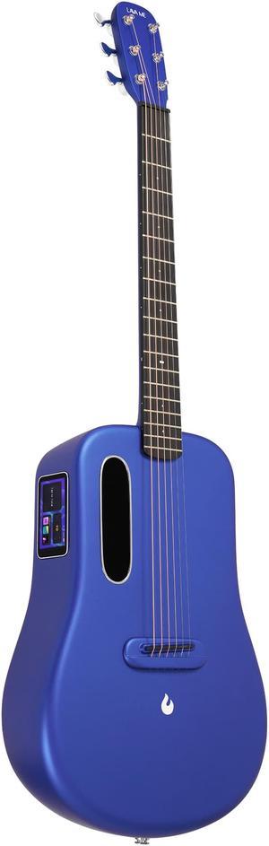 Lava Music ME 3 38" Touchscreen Acoustic Electric SmartGuitar with Gig Bag (Blue)