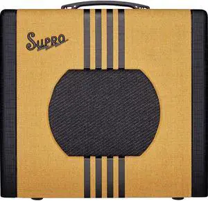 Supro Delta King 10 1 x 10-inch 5-watt Tube Combo Amp - Tweed and Black