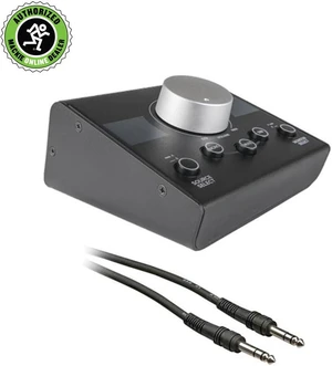 Mackie Big Knob Passive Studio Monitor Controller with 1/4" Male Phone to 1/4" Male Phone TRS Cable -5 Mackie Big Knob Passive Studio Monitor Controller with 1/4" Male Phone to 1/4" Male Phone TRS Cable -5