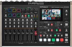 Roland VR-6HD Direct Streaming AV Mixer | Professional Portable All-In-One Hub for Business Livestreaming | Deep Automation | Video Switching | Audio Mixing | PTZ Camera Control | SDXC Card Recording