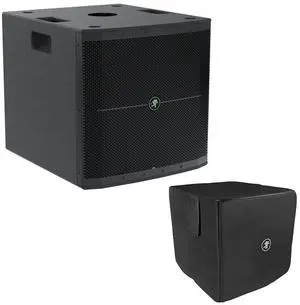 Mackie Thump118S 1400W 18" Powered Subwoofer with DSP Bundle with Mackie Slip Cover for Thump118S Subwoofer