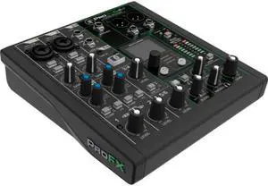 Mackie ProFX6v3+ 6-Channel Analog Mixer with Built-In FX, USB Recording, and Bluetooth