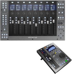 Solid State Logic UF8 Advanced DAW Controller Bundle with Solid State Logic UF1 Single-Fader DAW Control Surface