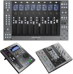 Solid State Logic UF8 Advanced DAW Controller Bundle with Solid State Logic UF1 Single-Fader DAW Control Surface and UC1 Hardware Plug-In Control Surface